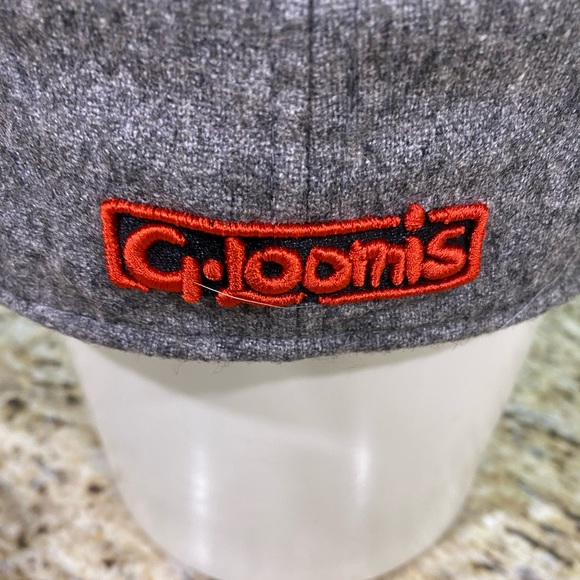 G Loomis Fish Bones Wool Hat Ball Cap Baseball Hat Proflex Flatbill M L - Picture 5 of 9